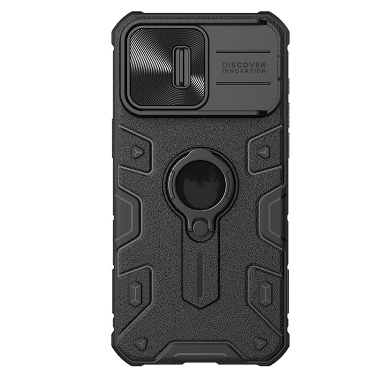 For iPhone 15 Pro Max NILLKIN Shockproof CamShield Armor Protective Case with Invisible Ring Holder(Black) - iPhone 15 Pro Max Cases by NILLKIN | Online Shopping South Africa | PMC Jewellery
