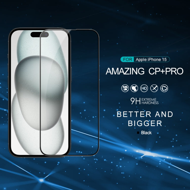 For iPhone 15 NILLKIN CP+Pro Explosion-proof Tempered Glass Film - iPhone 15 Tempered Glass by NILLKIN | Online Shopping South Africa | PMC TechLife | Buy Now Pay Later Mobicred