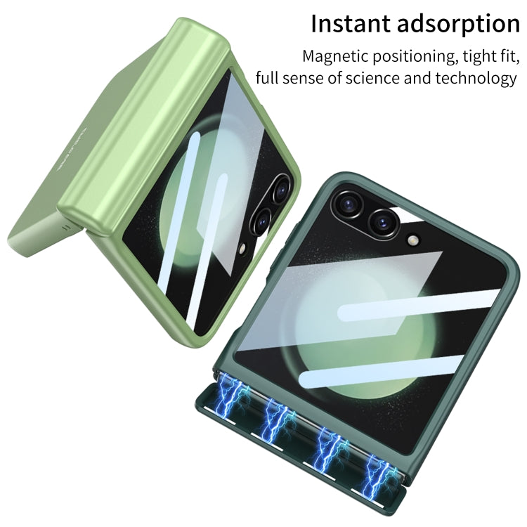 For Samsung Galaxy Z Flip5 GKK Integrated Full Coverage Folding Phone Case(Matcha Green) - Galaxy Z Flip5 Cases by GKK | Online Shopping South Africa | PMC TechLife | Buy Now Pay Later Mobicred
