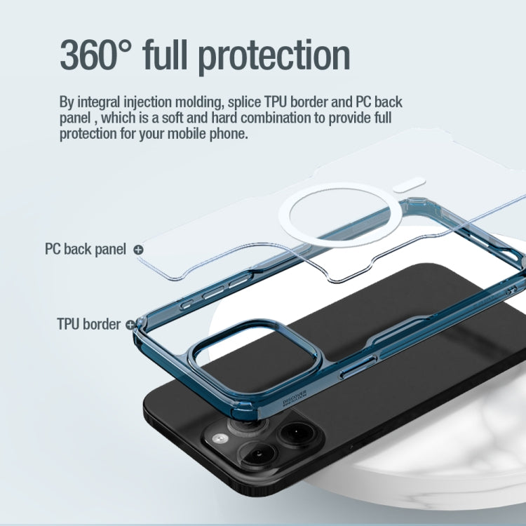 For iPhone 15 Pro Max NILLKIN Ultra Clear Magsafe PC + TPU Phone Case(Transparent) - iPhone 15 Pro Max Cases by NILLKIN | Online Shopping South Africa | PMC Jewellery