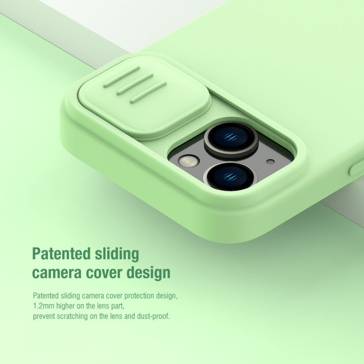 For iPhone 15 Plus NILLKIN CamShield MagSafe Liquid Silicone Phone Case(Black) - free shipping - PMC TechLife - Order now!