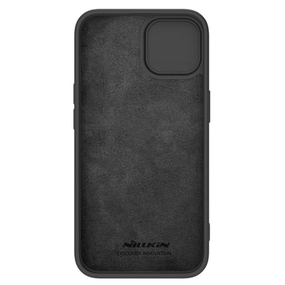 For iPhone 15 NILLKIN CamShield Liquid Silicone Phone Case(Black) - iPhone 15 Cases by NILLKIN | Online Shopping South Africa | PMC Jewellery