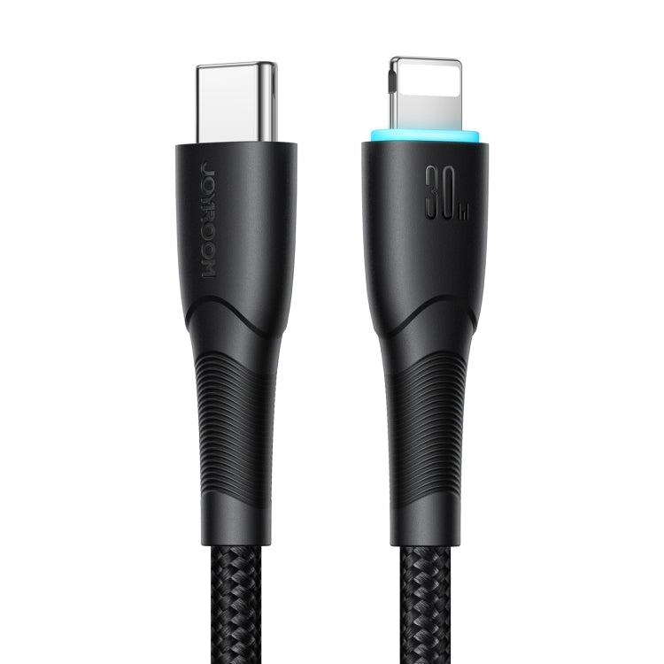 JOYROOM SA32-CL3 Starry Series 30W USB-C / Type-C to 8 Pin Fast Charging Data Cable, Length:1m(Black) - 2 in 1 Cable by JOYROOM | Online Shopping South Africa | PMC TechLife | Buy Now Pay Later Mobicred