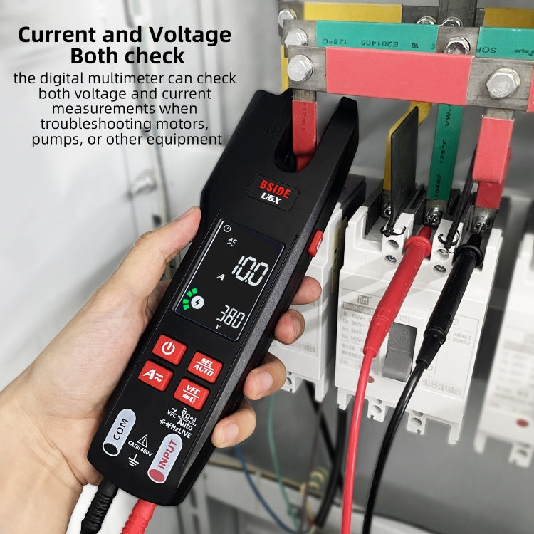 BSIDE U6X AC/DC Clamp-on Infrared Temperature Measurement Multimeter - free shipping - PMC TechLife - Order now!