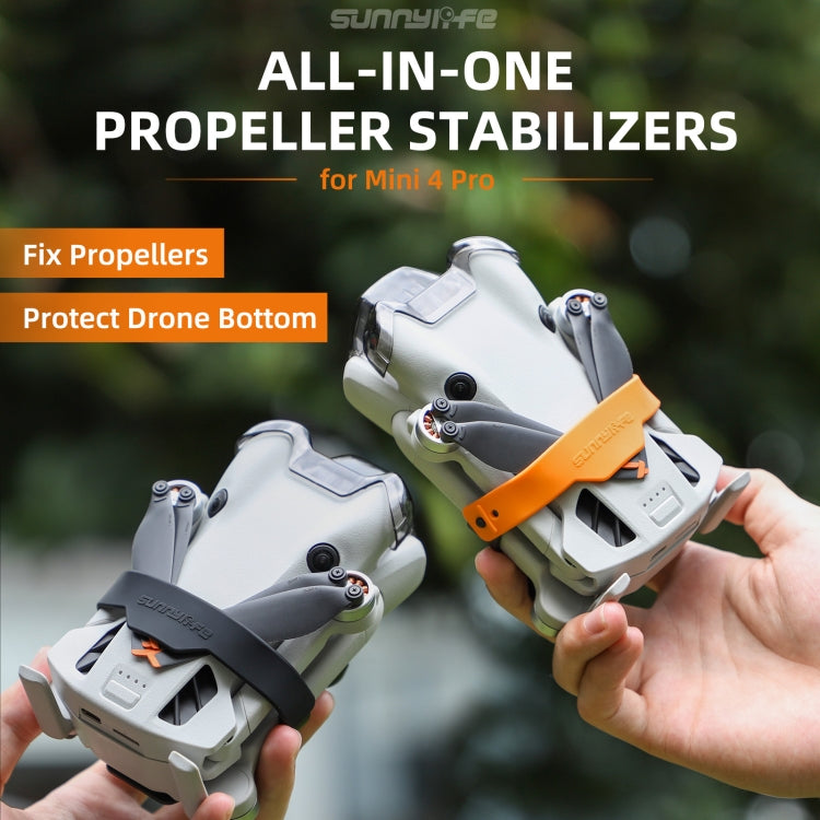 For DJI Mini 4 Pro Sunnylife SJ711 Blade Holder Fixed Propeller Fixer Guard(Orange) - free shipping - PMC TechLife - Order now!