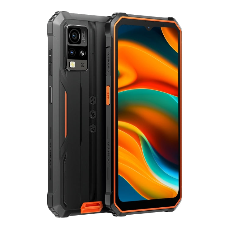 Blackview BV4800, 3GB+64GB, IP68/IP69K/MIL-STD-810H, 6.56 inch Android 13 MediaTek MT6761V/WB Helio A22 Quad Core, Network: 4G, OTG(Orange) - Blackview by Blackview | Online Shopping South Africa | PMC Jewellery | Buy Now Pay Later Mobicred