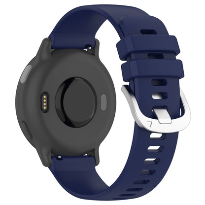 For Garmin vivoactive 5 / Active 5 20mm Silicone Watch Band(Dark Blue) - Watch Bands by PMC Jewellery | Online Shopping South Africa | PMC Jewellery