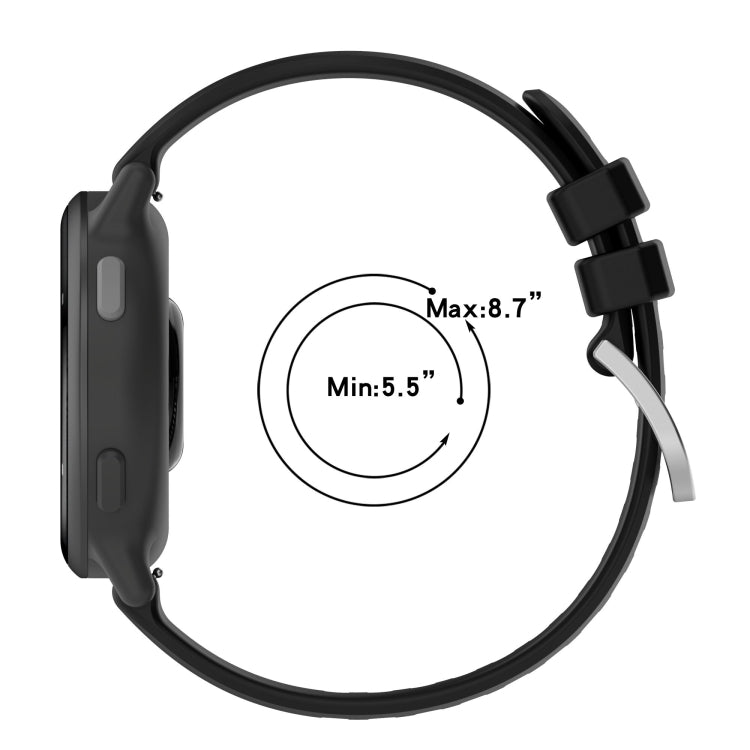For Garmin vivoactive 5 / Active 5 20mm Silicone Watch Band(Dark Blue) - Watch Bands by PMC TechLife | Online Shopping South Africa | PMC TechLife