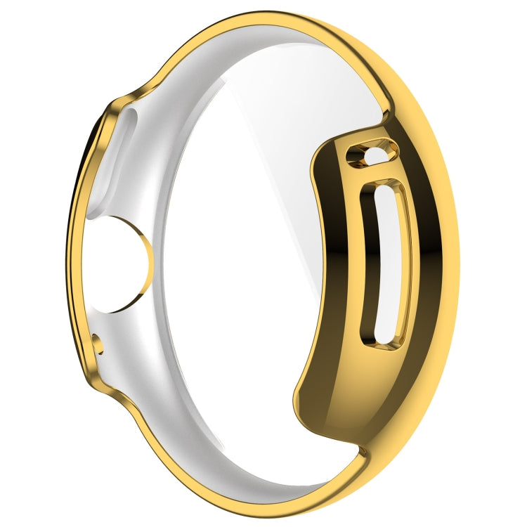 For Google Pixel Watch 2 Full Coverage TPU Electroplated Watch Protective Case(Gold) - Watch Cases by PMC TechLife | Online Shopping South Africa | PMC TechLife