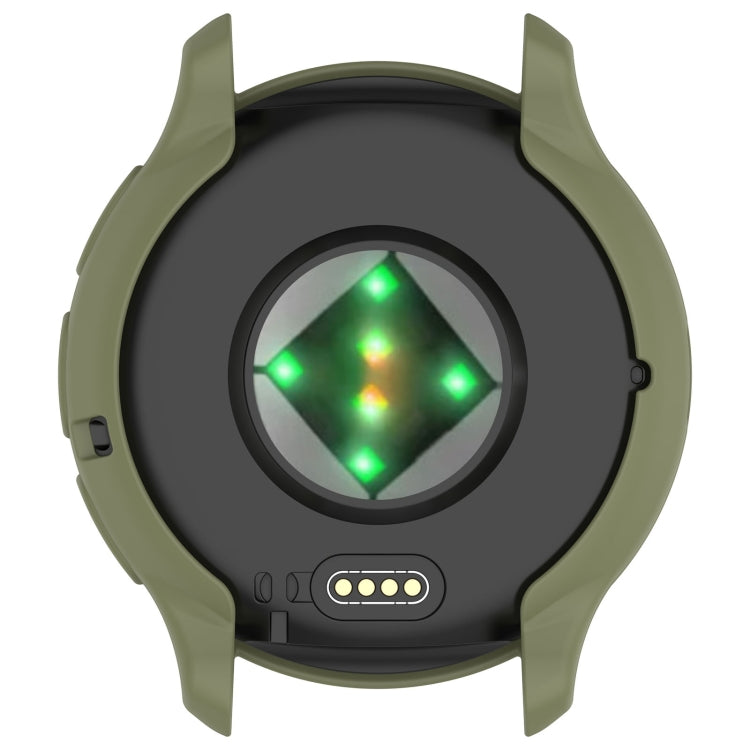 Compatible with Garmin Venu 3S Half Pack Hollow TPU Armor Watch Protective Case(Green) - free shipping - PMC TechLife - Order now!