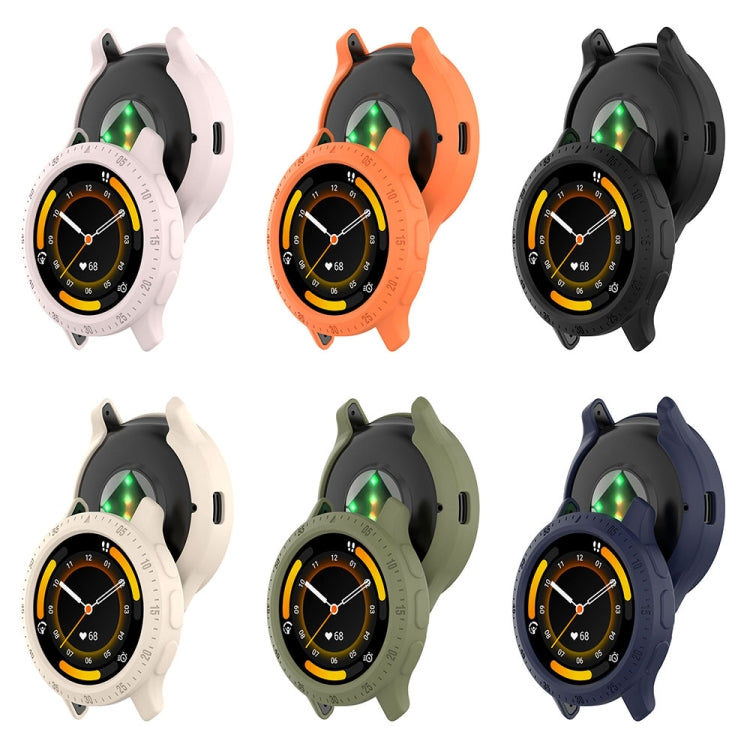 Compatible with Garmin Venu 3S Half Pack Hollow TPU Armor Watch Protective Case(Green) - free shipping - PMC TechLife - Order now!