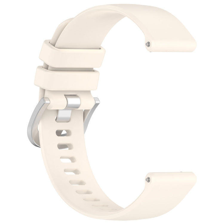 For Garmin Venu 3 Liquid Glossy Silver Buckle Silicone Watch Band(Starlight Color) - Watch Bands by PMC TechLife | Online Shopping South Africa | PMC TechLife
