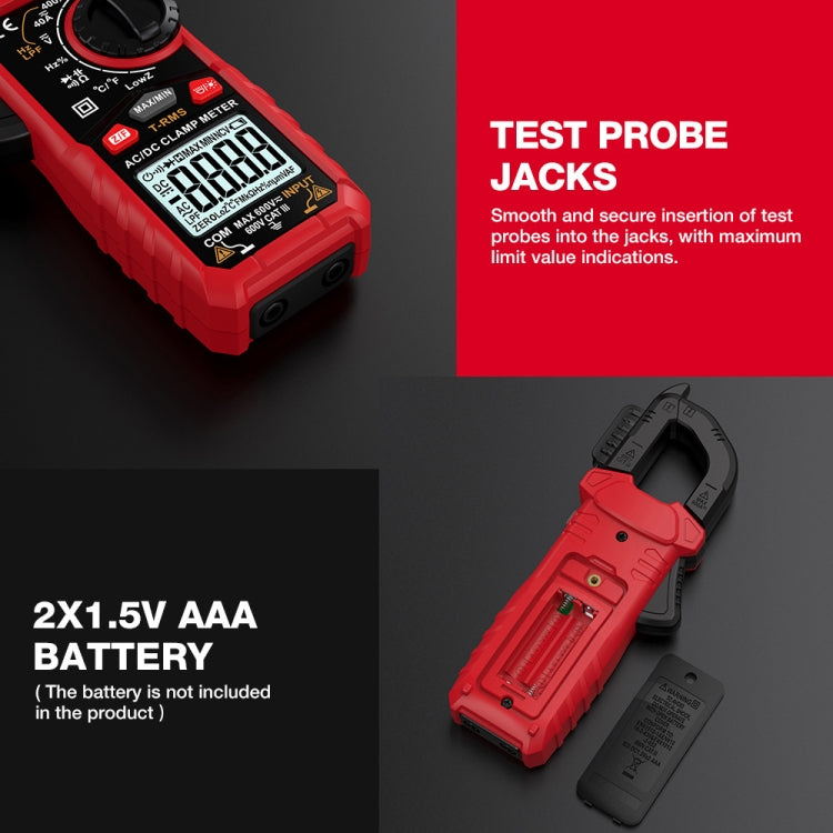 HABOTEST HT207B Multifunctional Digital Clamp Multimeter - free shipping - PMC TechLife - Order now!