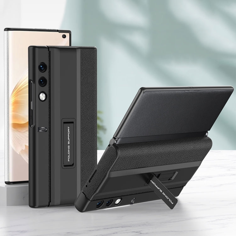 For Honor V Purse GKK Full Coverage Folding Leather Phone Case with Holder(Black) - free shipping - PMC TechLife - Order now!