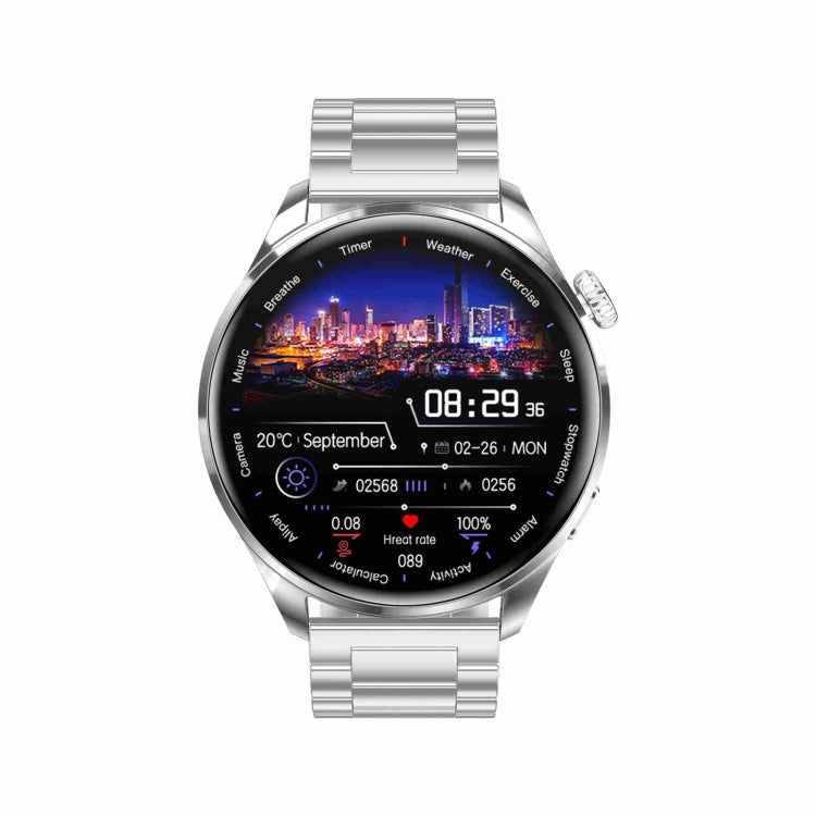 TM05 Pro Smart Bracelet, 1.46 inch Steel Band IP67 Waterproof Smart Watch, Bluetooth Call / Heart Rate / Blood Pressure / Blood Oxygen(Silver) - Smart Watches by PMC TechLife | Online Shopping South Africa | PMC TechLife | Buy Now Pay Later Mobicred