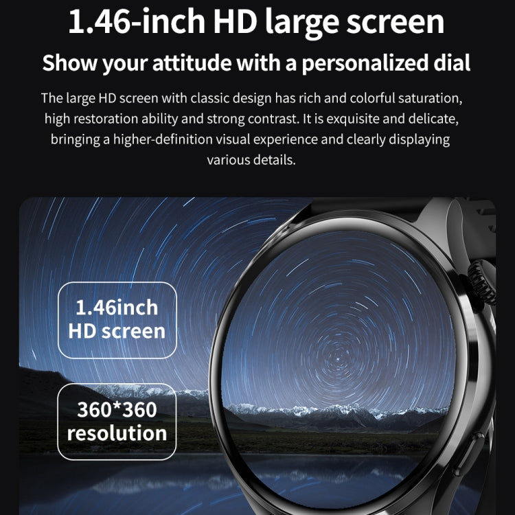 TM05 Pro Smart Bracelet, 1.46 inch Steel Band IP67 Waterproof Smart Watch, Bluetooth Call / Heart Rate / Blood Pressure / Blood Oxygen(Silver) - Smart Watches by PMC TechLife | Online Shopping South Africa | PMC TechLife | Buy Now Pay Later Mobicred