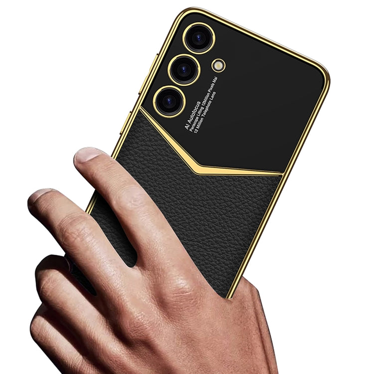 For Samsung Galaxy S24 5G GKK Plating Soft TPU + Leather Full Coverage Phone Case without Pen(White) - Galaxy S24 5G Cases by GKK | Online Shopping South Africa | PMC TechLife | Buy Now Pay Later Mobicred