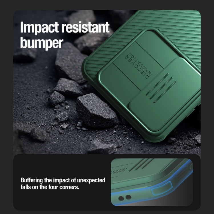 For Samsung Galaxy S24+ 5G NILLKIN Black Mirror Pro Series Camshield PC Phone Case(Green) - Galaxy S24+ 5G Cases by NILLKIN | Online Shopping South Africa | PMC TechLife | Buy Now Pay Later Mobicred