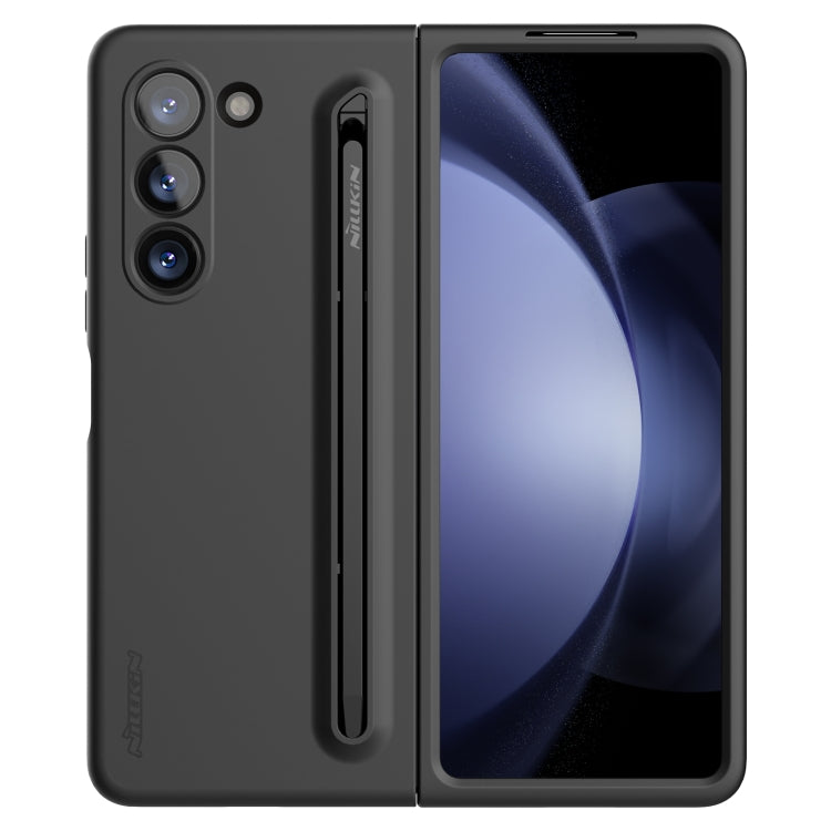 For Samsung Galaxy Z Fold5 NILLKIN Flex Pure PC + Liquid Silicone Phone Case with S Pen(Black) - Galaxy Z Fold5 Cases by NILLKIN | Online Shopping South Africa | PMC TechLife | Buy Now Pay Later Mobicred