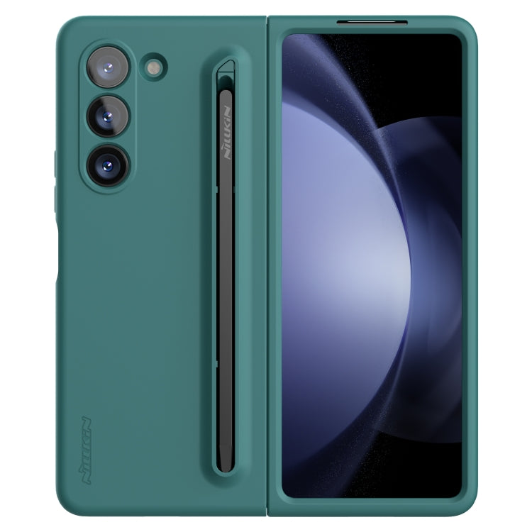 For Samsung Galaxy Z Fold5 NILLKIN Flex Pure PC + Liquid Silicone Phone Case with S Pen(Green) - Galaxy Z Fold5 Cases by NILLKIN | Online Shopping South Africa | PMC TechLife | Buy Now Pay Later Mobicred