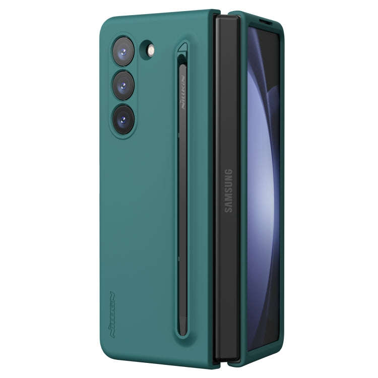 For Samsung Galaxy Z Fold5 NILLKIN Flex Pure PC + Liquid Silicone Phone Case with S Pen(Green) - Galaxy Z Fold5 Cases by NILLKIN | Online Shopping South Africa | PMC TechLife | Buy Now Pay Later Mobicred
