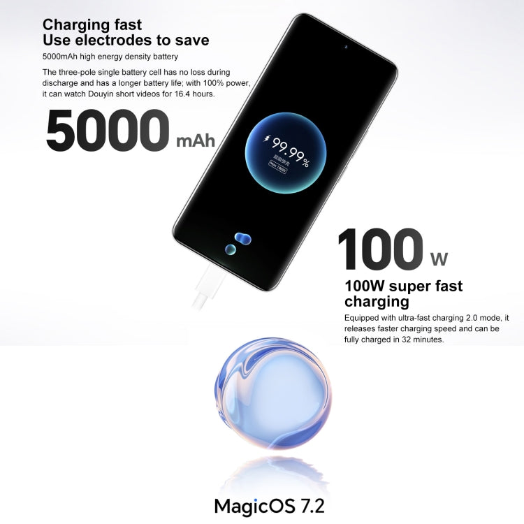 Honor 100, 16GB+256GB, Screen Fingerprint Identification, 6.7 inch MagicOS 7.2 Snapdragon 7 Gen 3 Octa Core up to 2.63GHz, Network: 5G, NFC, OTG, Support Google Play(Purple) - Honor by Huawei | Online Shopping South Africa | PMC Jewellery | Buy Now Pay Later Mobicred