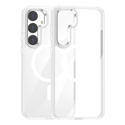 For Samsung Galaxy S24+ 5G MagSafe Anti-fingerprint Highly Transparent PC Phone Case(White) - Galaxy S24+ 5G Cases by PMC Jewellery | Online Shopping South Africa | PMC Jewellery