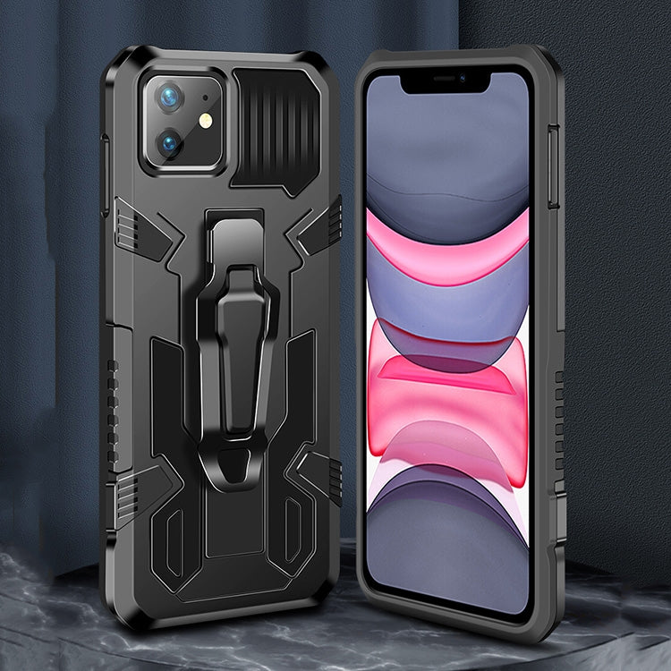 For iPhone 8 & 7 Machine Armor Warrior Shockproof PC + TPU Protective Case(Coffee) - More iPhone Cases by NILLKIN | Online Shopping South Africa | PMC TechLife
