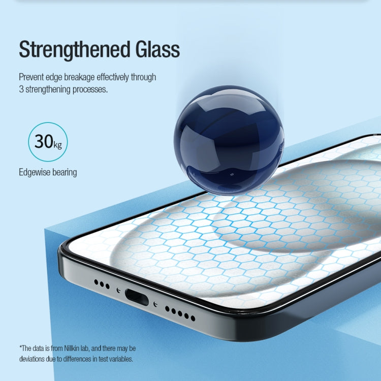 For iPhone 15 10pcs NILLKIN Chang Series Tempered Glass Protective Film - free shipping - PMC TechLife - Order now!