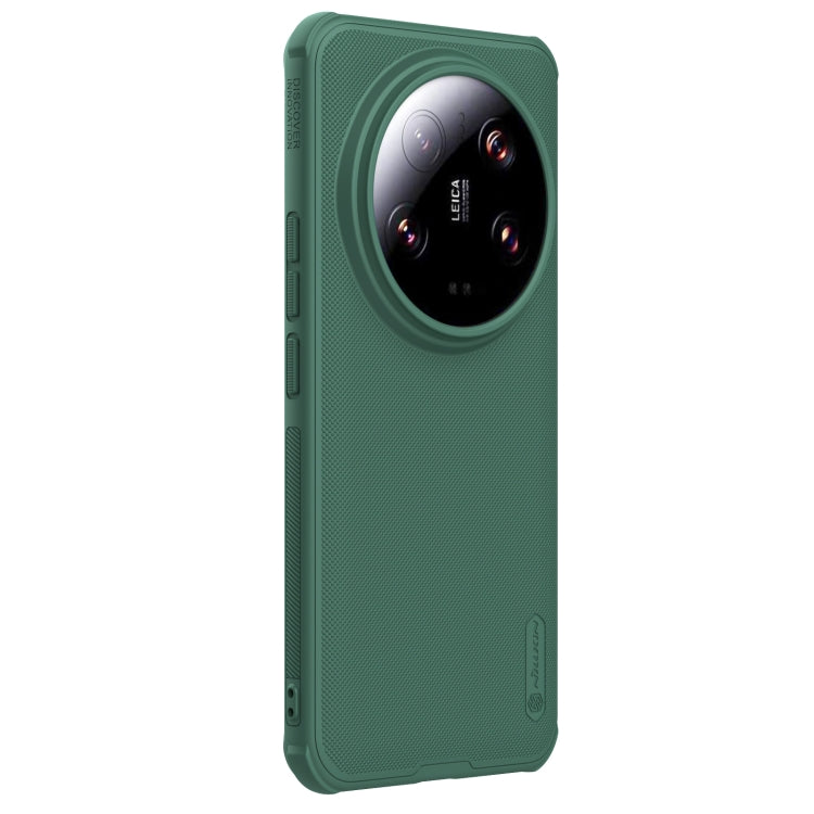 For Xiaomi 14 Ultra NILLKIN Super Frosted Shield Pro MagSafe Magnetic Phone Case(Green) - 14 Ultra Cases by NILLKIN | Online Shopping South Africa | PMC Jewellery