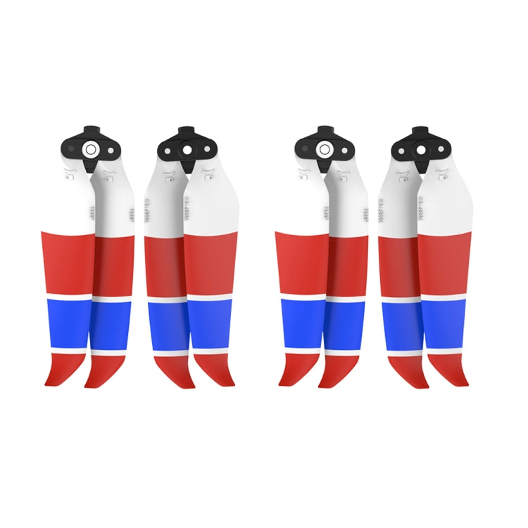 2 Pairs Sunnylife 7238F-3C For DJI Mavic Air 2 Double-sided Three-color Low Noise Quick-release Propellers(Red Blue White) - DIY Propeller by Sunnylife | Online Shopping South Africa | PMC Jewellery | Buy Now Pay Later Mobicred