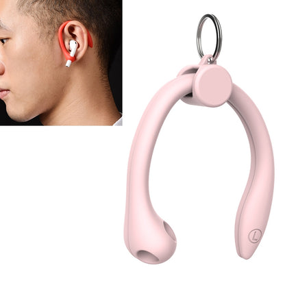 For AirPods 1 / 2 / AirPods Pro / Huawei FreeBuds 3 Wireless Earphones Silicone Anti-lost Lanyard Ear Hook(Pink) - Anti-lost & Holder by PMC Jewellery | Online Shopping South Africa | PMC Jewellery