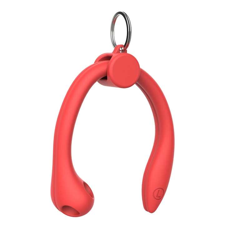 For AirPods 1 / 2 / AirPods Pro / Huawei FreeBuds 3 Wireless Earphones Silicone Anti-lost Lanyard Ear Hook(Red) - Anti-lost & Holder by PMC Jewellery | Online Shopping South Africa | PMC Jewellery