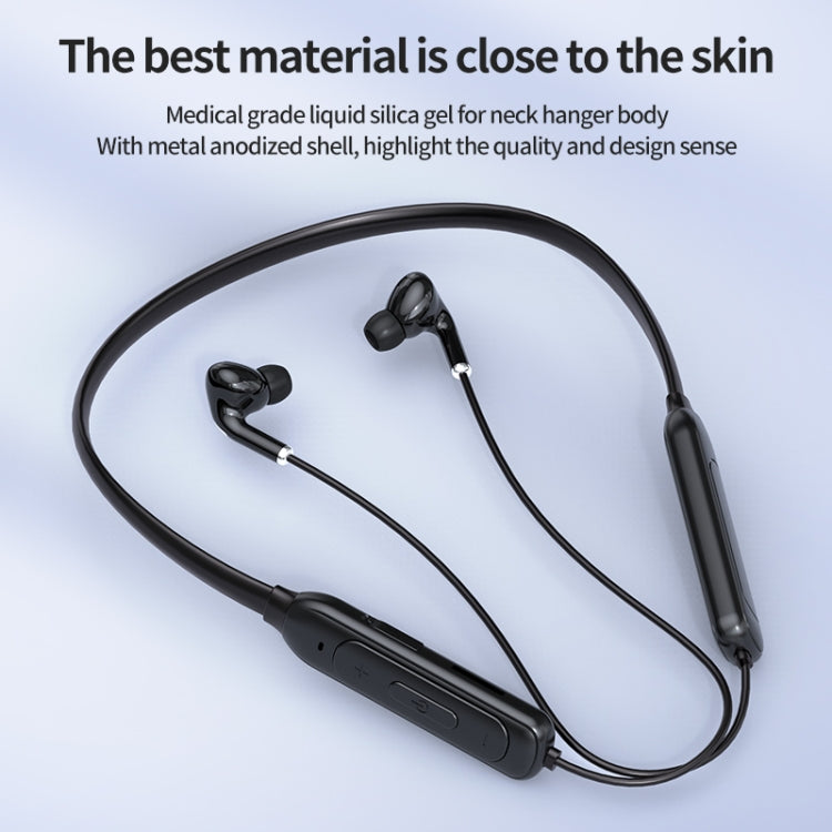M60 8D Surround Sound Wireless Neck-mounted 5.1 Bluetooth Earphone Support TF Card MP3 Mode(Pink) - Neck-mounted Earphone by PMC TechLife | Online Shopping South Africa | PMC TechLife