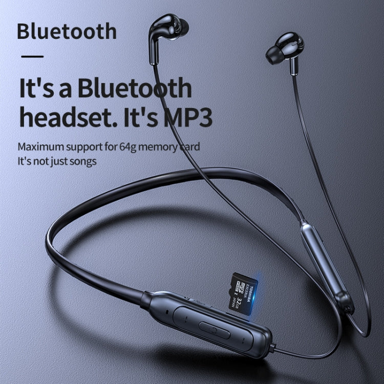 M60 8D Surround Sound Wireless Neck-mounted 5.1 Bluetooth Earphone Support TF Card MP3 Mode(Pink) - Neck-mounted Earphone by PMC TechLife | Online Shopping South Africa | PMC TechLife