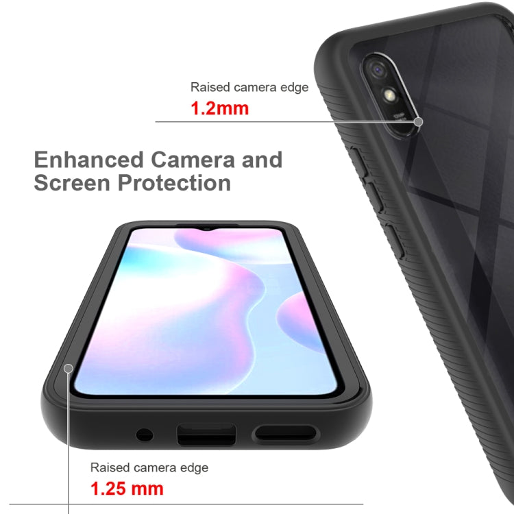 For Xiaomi Redmi 9A Starry Sky Solid Color Series Shockproof PC + TPU Protective Case(Navy Blue) - free shipping - PMC TechLife - Order now!