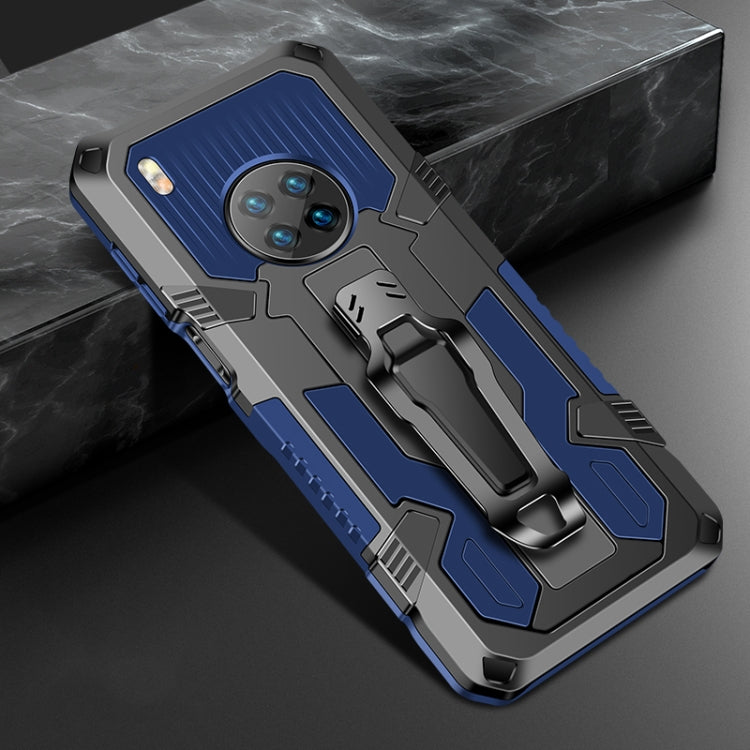 For Huawei Y9a Armor Warrior Shockproof PC + TPU Protective Case(Blue) - free shipping - PMC TechLife - Order now!