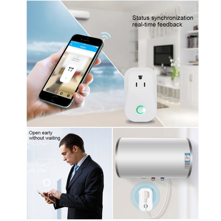 Sonoff S20 WiFi Smart Power Plug Socket Wireless Remote Control Timer Power Switch, Compatible with Alexa and Google Home, Support iOS and Android, US Plug - Smart Socket by Sonoff | Online Shopping South Africa | PMC Jewellery