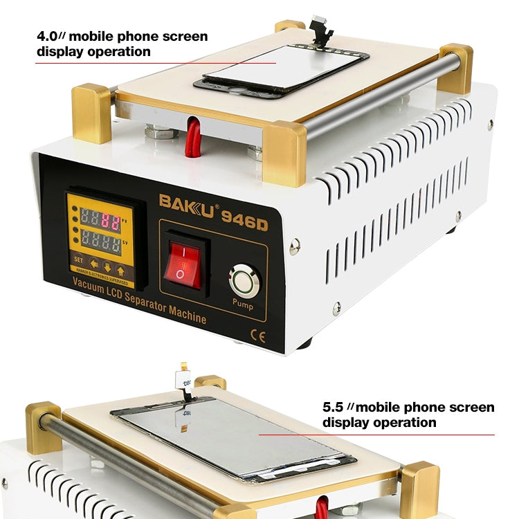 BAKU BK-946D 200W Vacuum LCD Touch Panel Separator Machine, AC 110V - free shipping - PMC TechLife - Order now!