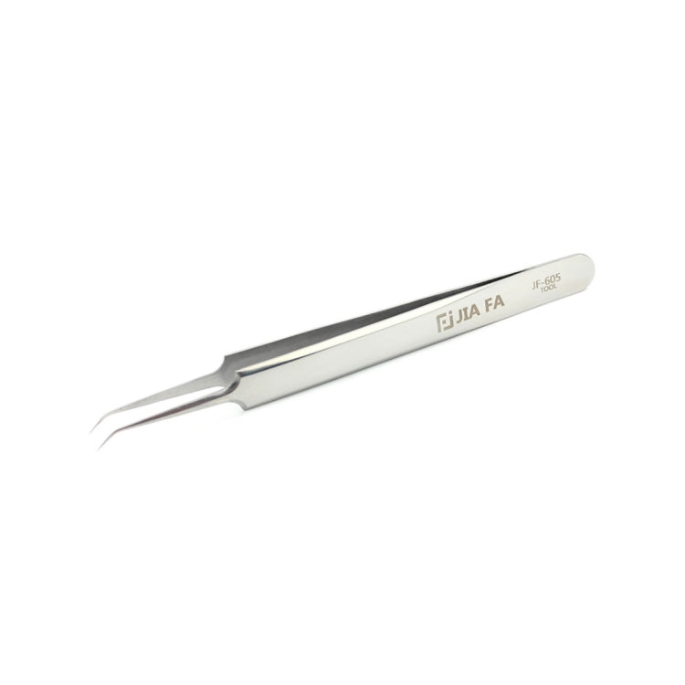 JIAFA JF-605 Stainless Steel Curved Tip Tweezers - Tweezers by JIAFA | Online Shopping South Africa | PMC Jewellery