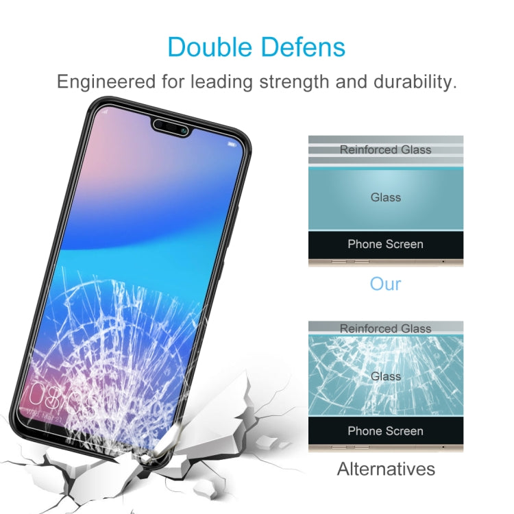 For Huawei P20 Lite 0.26mm 9H Surface Hardness 2.5D Explosion-proof Tempered Glass Screen Film - Huawei Tempered Glass by DIYLooks | Online Shopping South Africa | PMC TechLife | Buy Now Pay Later Mobicred