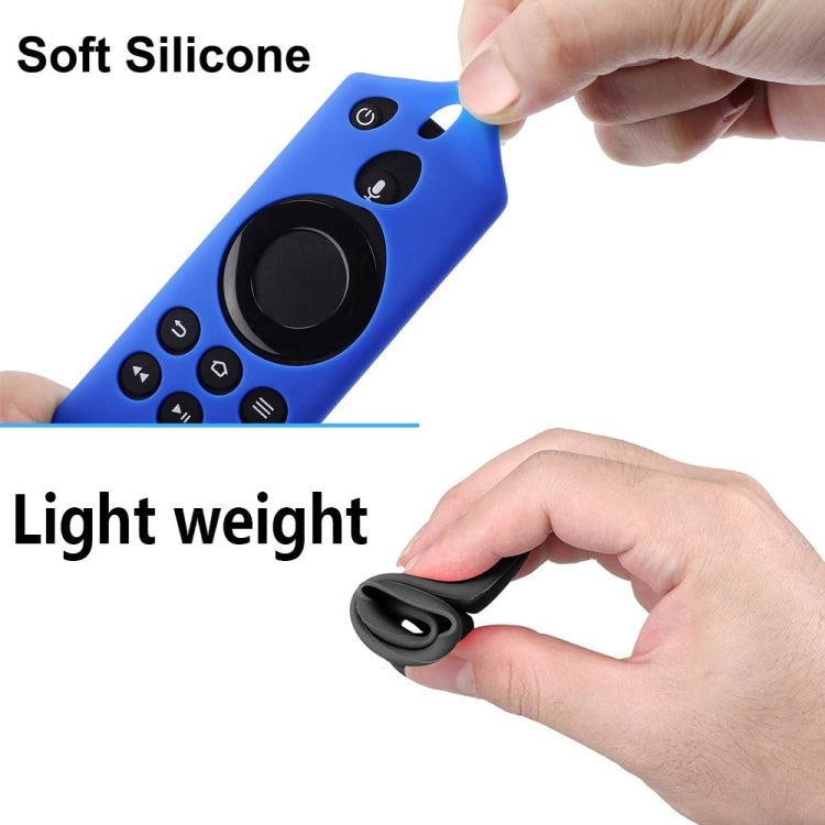 Non-slip Texture Washable Silicone Remote Control Cover for Amazon Fire TV Remote Controller (Black) - Remote Control Covers by PMC TechLife | Online Shopping South Africa | PMC TechLife