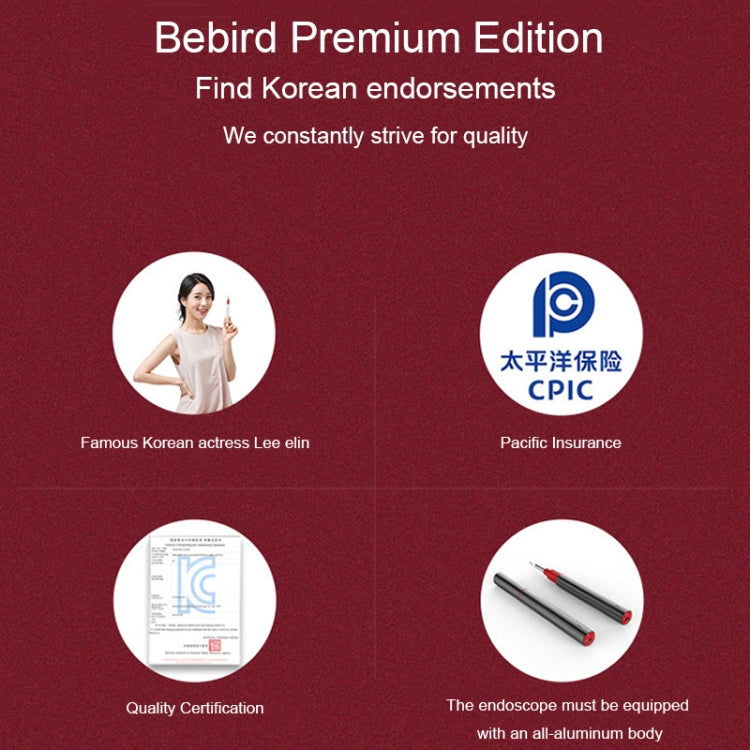 Bebird B1 Intelligent HD Visual Ear Cleaner Earwax Tool, Standard Version(Rose Gold) - Ear Care Tools by Bebird | Online Shopping South Africa | PMC Jewellery | Buy Now Pay Later Mobicred