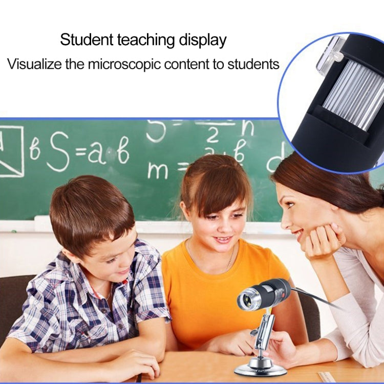 USB Magnifier HD 0.3MP Image Sensor 2560x1920P USB Digital Microscope with 8 LED & Professional Stand - free shipping - PMC TechLife - Order now!