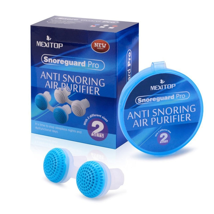 2 PCS 2 in 1 ABS Silicone Anti Snoring Air Purifier(White) - Anti Snoring Tools by PMC TechLife | Online Shopping South Africa | PMC TechLife