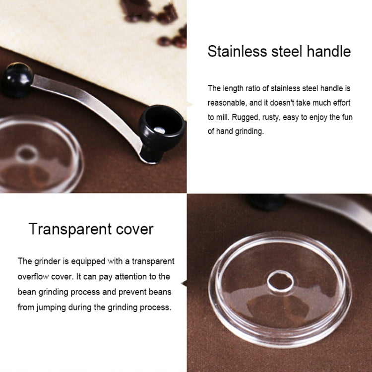 Portable Conical Burr Mill Manual Spice Herbs Hand Grinding Machine Coffee Grinder, Capacity: 36g - Coffee Machine & Accessories by PMC TechLife | Online Shopping South Africa | PMC TechLife | Buy Now Pay Later Mobicred
