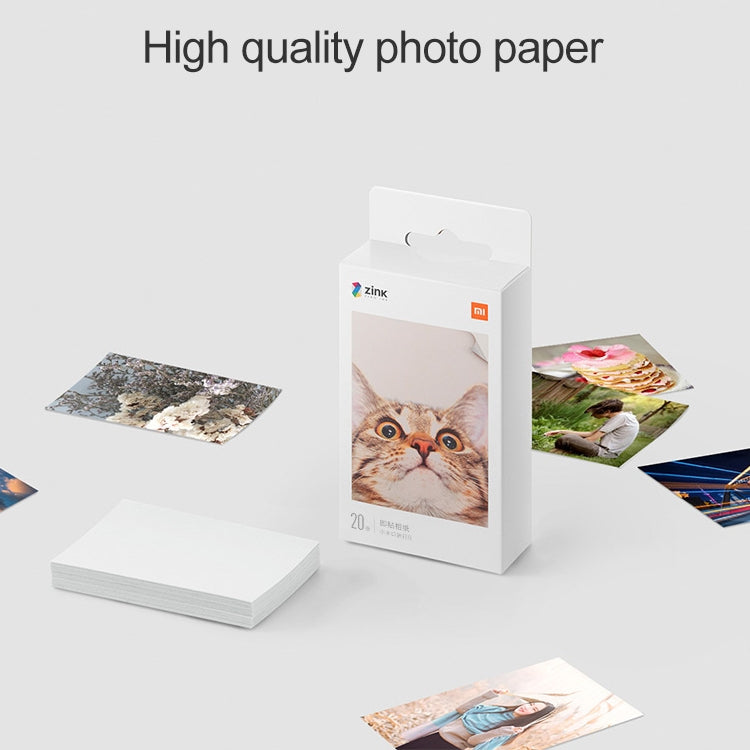 50 PCS Original Xiaomi Print Photographic Paper Paste Paper for Xiaomi Pocket Photo Printer - free shipping - PMC TechLife - Order now!