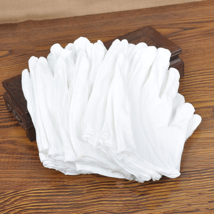 12 Pairs Pure Cotton Working Gloves, Medium Thick Size���Free Size - free shipping - PMC TechLife - Order now!