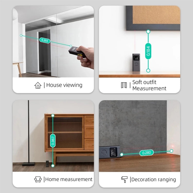 Original Xiaomi Mijia LCD Display Smart Laser Rangefinder Range Finder - free shipping - PMC TechLife - Order now!