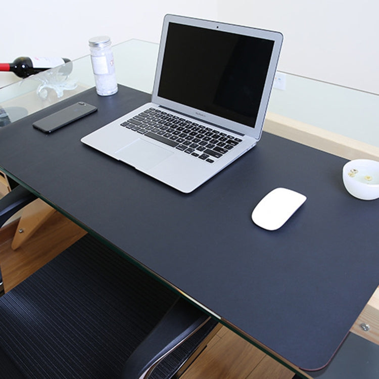 Multifunction Business PU Leather Mouse Pad Keyboard Pad Table Mat Computer Desk Mat, Size: 60 x 30cm(Black) - free shipping - PMC TechLife - Order now!